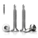 50 Stk Torx Bohrschrauben M5.5x50mm Senkkopf Selbstschneidende Schrauben