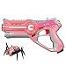 Best Choice Products Kids Laser Tag Blaster Set w/ Robot Bug, 4 Modes, Multiplayer, Tracker, Pink