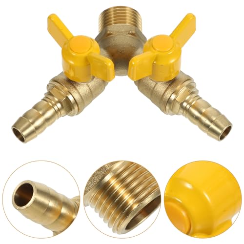 Válvula de bola Zerodeko de 3 vías de latón para control de gas doméstico e industrial 7