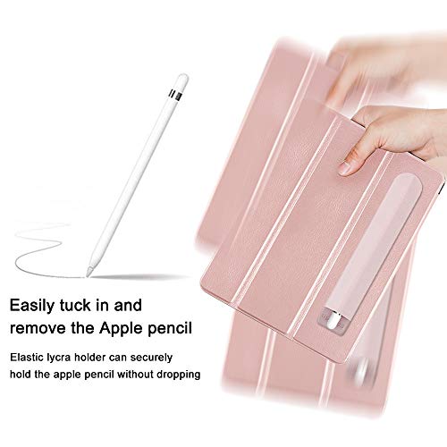 Spessn Compatible For Pencil Holder Sticker, Elastic Lycra Stylus Pocket Ipad Screen Pen Protective Pouch Adhesive Sleeve For Pencil - Rose Gold #TOP5