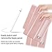 Spessn Compatible for Pencil Holder Sticker, Elastic Lycra Stylus Pocket iPad Screen Pen Protective Pouch Adhesive Sleeve for Pencil - Rose Gold