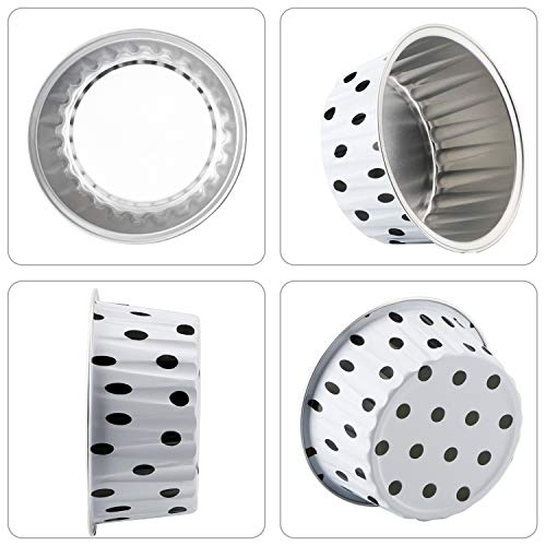 Eusoar ESFBA560180 Baking Cups Foil, 100Pcs 5Oz Disposable Muffin Cupcake Liners Cups thumb #2