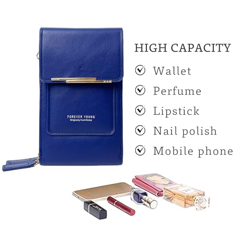 Image of Crossbody for Women, Trendy Small Phone Purse with Secure Card Slots, Lightweight Card wallet