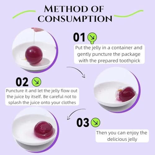 Gelatinas Kyoho Grape Jelly Bites 280g miniatura 2