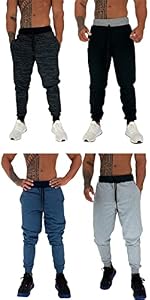 Calça Masculina Moletom Slim Jogger MXD Conceito Cores Tradicionais