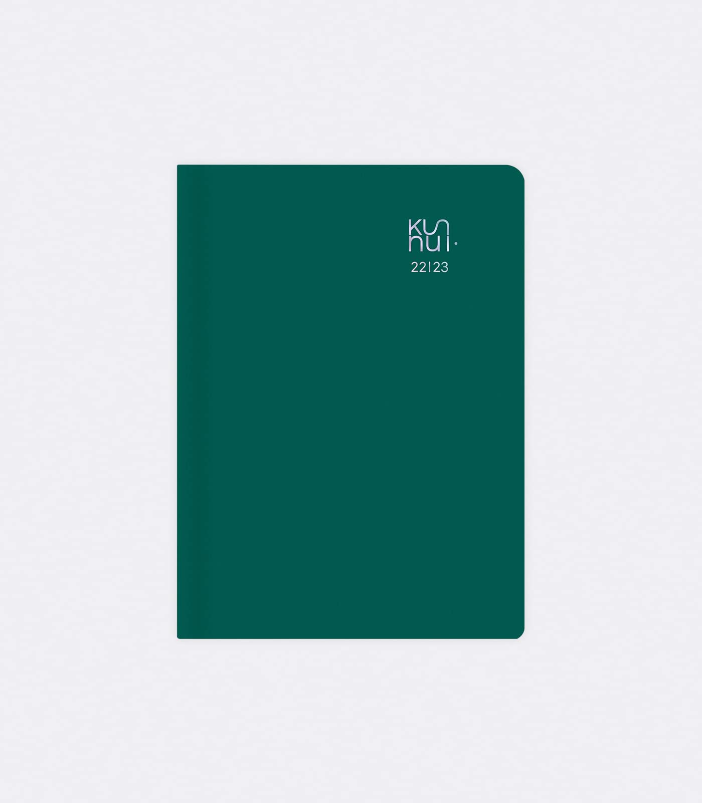 Calendar 2022 2023, Regenerated Leather, Forest, Day Page, A5-15 x 21 cm, Language: Spanish, English - Image 2
