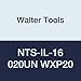 Walter Tools NTS-IL-16 020UN WXP20 Carbide NTS Threading Inserts, Internal Thread, Full Profile, American UN 60 Degree (Pack of 10)