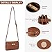 Mini Clutch Purse Vegan Leather Crossbody Bag for Women Small Shoulder Bag Designer Handbag with Strap