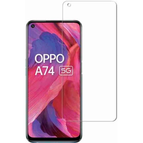 Image of Embed HD-Clear Screen Guard for OPPO A74 5G - Harder or Durable Plastic & More Impact-Resistant Than Glass, with Free Installation Kit