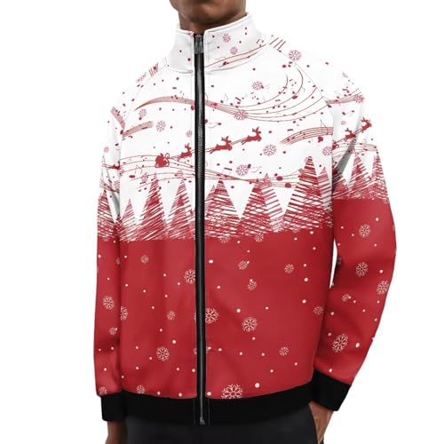 Image of Men's Lightweight Jackets Casual Full Zip Fleece Jacket Men Coats Fashion Long Sleeve Sweatshirt