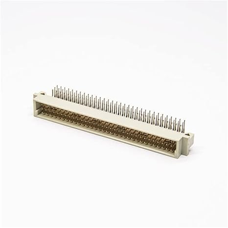 Elecbee Connector Din 41612 Male 96 PIN PH2.54(A+B+C) Angled European Socket Through Hole for PCB Mount