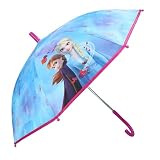 Vadobag VB27665 Die Eiskönigin Regenschirm, Blau 62 cm/72 cm