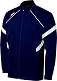 ASICS Men's Surge Warm-Up Jacket (Navy/White), Large