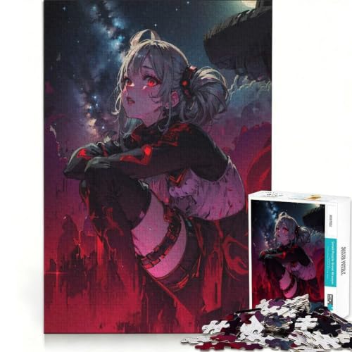 Rompecabezas de 1000 piezas de Chica Anime, ideal para noches de juegos familiares en casa