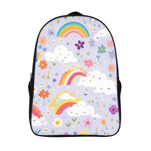 Mochilas escolares infantiles Rainbow de gran capacidad para chica y chico