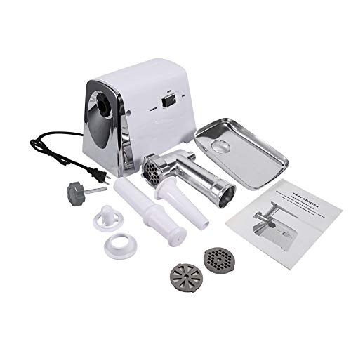 Meat Grinder Electric 1600W Stainless Steel Meat Grinder Meat Food Grinder Accessory Kit with 3 Grinding Plates for Home Kitchen Commercial Using - Thumbnail 2