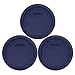PYREX Blue 4-cup Round Plastic Cover (3 Pack)