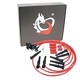 DRAGON FIRE PERFORMANCE 10mm Spark Plug Wire Set For 1996 1997 1998 1999 Ford Crown Victoria E150 Expedition F150 F250 Lincoln Town Car and Mercury Grand Marquis V8 4.6L SOHC Oem Fit PWJ110