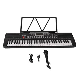 CHICIRIS Piano à Clavier électrique, Piano à Clavier électrique 61 Touches de Réduction du Bruit, Son Clair, Piano électrique Professionnel pour Débutants - Les Beatles, Paul McCartney, John Lennon, RIngo Starr, George Harrison CHICIRIS Piano à Clavier électrique, Piano à Clavier électrique 61 Touches de Réduction du Bruit, Son Clair, Piano électrique Professionnel pour Débutants – Image 2