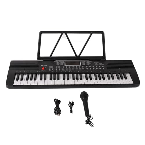CHICIRIS Piano à Clavier électrique, Piano à Clavier électrique 61 Touches de Réduction du Bruit, Son Clair, Piano électrique Professionnel pour Débutants - Les Beatles, Paul McCartney, John Lennon, RIngo Starr, George Harrison CHICIRIS Piano à Clavier électrique, Piano à Clavier électrique 61 Touches de Réduction du Bruit, Son Clair, Piano électrique Professionnel pour Débutants – Image 3