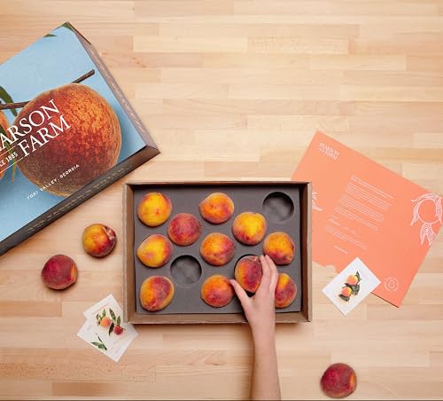 Image of Pearson Farm 26-Count Gift Box of Peaches | Fresh Georgia Peaches