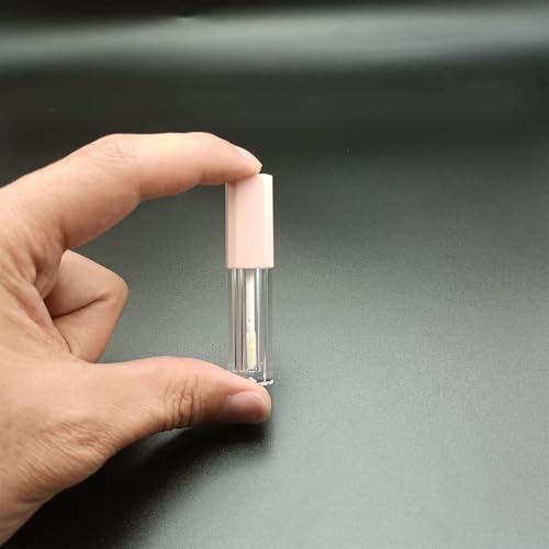 Image of Hunky Dory 12pcs 2ml Sqaure Premium Qaulity Plastic Unbreakable Travel Empty Lip Gloss,Lip Care,Costemic, Oil Bottles Transparent Empty Clear Lip Containers Tubes,Refillable Bottle with Plug