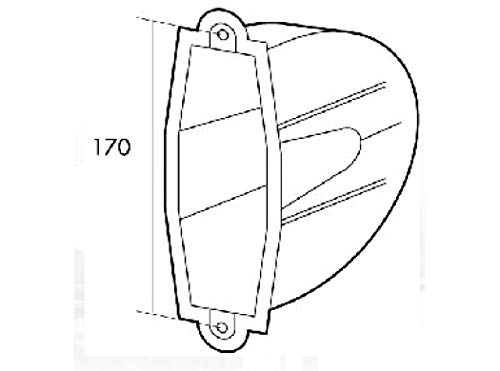 Gaviota 06-011-001 - Recogedor abatible mini C-14 blanco