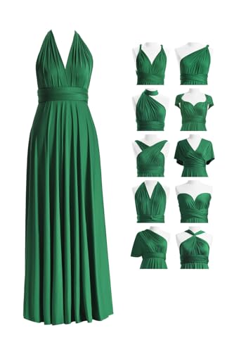 72styles Infinity Kleid mit Bandeau Brautjungfernkleider lang Multi-Way Kleid Wickelkleid Damen Maxi Übergröße Convertible Abendkleider Elegant...