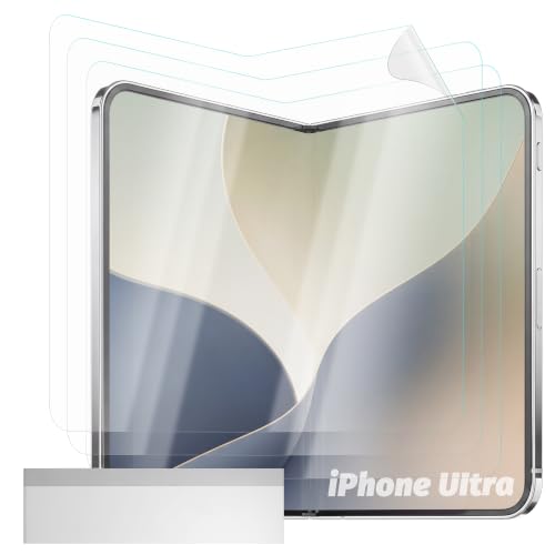 Orzero (3 Pack Inner Screen Protector Compatible for iPhone Duo, Protector De Pantalla Premium Soft EPU (Not Tempered Glass) High-Definition Anti-Scratch Bubble Free