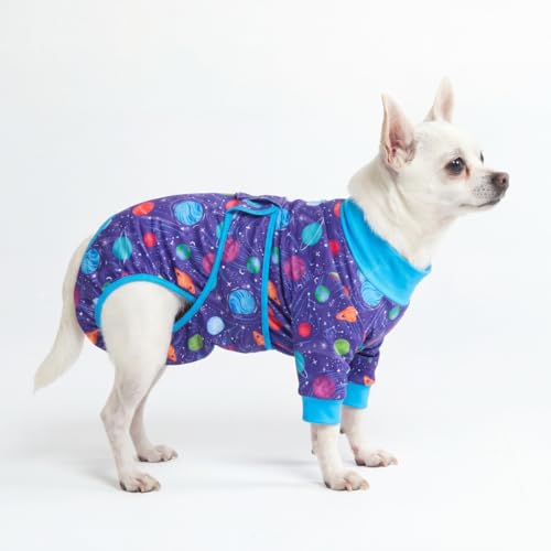 Image of Spark Paws Dog Recovery Suit - Surgical Onesie After Surgery, Male & Female | Full-Body & Belly Coverage Post Spay, Neuter or Abdominal Surgery - a Soft Cone Alternative. Breathable; Fits All Breeds