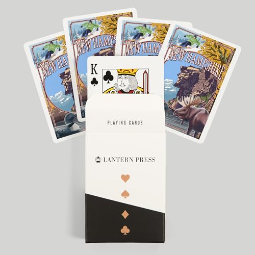 Baraja de póker Lantern Press, 52 cartas tamaño póker miniatura 6