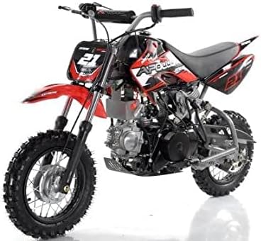 HHH Apollo Db21c - 70cc Dirtbike Dirt Bike pitbike Gas Power Db21 Fully Automatic Vitacci Dirtbike for Kids and Youth (Black)