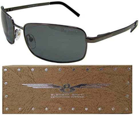 E8 Element Eight Metal Wire Frame Polarized Sunglasses