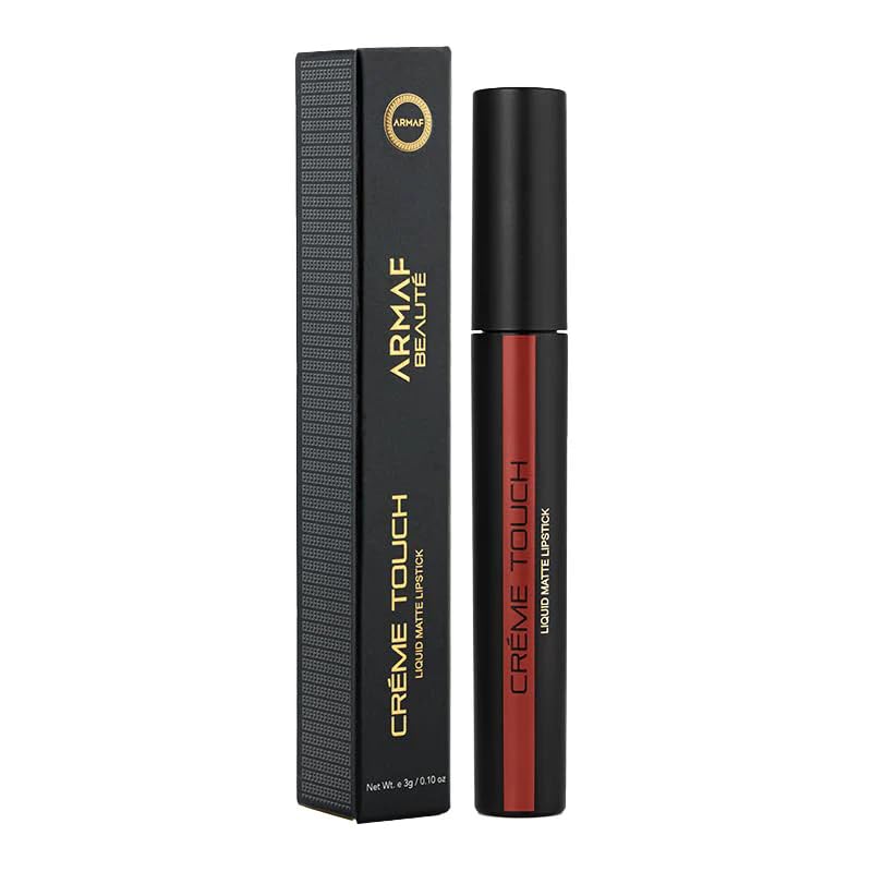 Armaf Beauté Crème Touch Liquid Lipstick For Women, Hydrating, Soft Matte Finish | Burnt Umber, Nantes-image-11