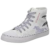 Innenmaterial: Textil Mustang Damen 1376-502 High Top Sneaker, weiß, 39 EU