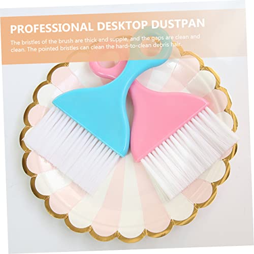 LIFKOME 3 Conjuntos De Escova De Limpeza Escovas De Limpeza Micro Escova Mini Pá De Lixo Teclado Vas