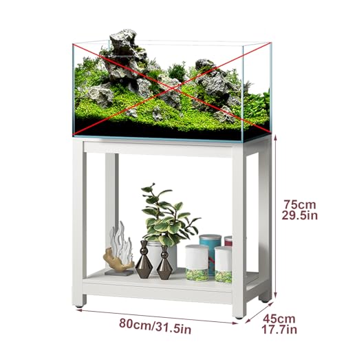 Soporte de Metal para Acuario Evita Deformaciones con Doble Estante 2