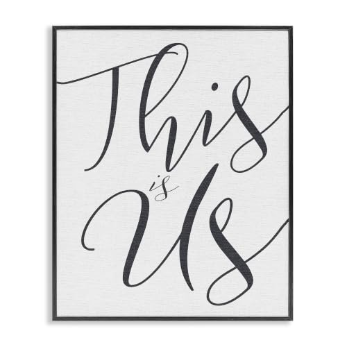 This Is Us Love Typography, 16 x 20 Inch Framed Giclée Print