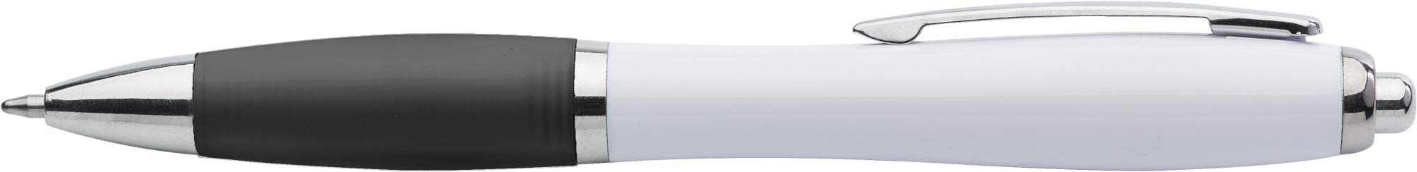 Schmalz Werbeservice Kunststoff Kugelschreiber Swansea inkl. Druck mit Werbung/Logo/Druck/Werbedruck Kugelschreiber bedruckt Digitaldruck mehrfarbig (Menge: 500 Stück, schwarz)