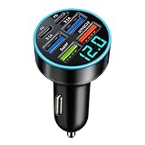 Voltmètre LED pour contrôle en temps réel: L’écran LED intégré affiche clairement la tension de la batterie du véhicule, vous permettant de surveiller l’état électrique en un coup d’œil. Un atout pratique pour anticiper les problèmes de batterie et voyager en toute sérénité, de jour comme de nuit