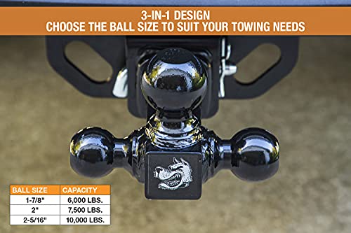 image for Buyers Products Company Buyers Products 1802200 Tri-Ball Hitch, Solid 
