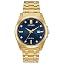 Gold Tone/Blue Dial
