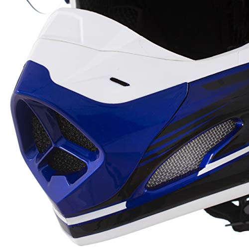 Pro Tork Capacete Th1 Vision Adventure 58 Azul/Branco