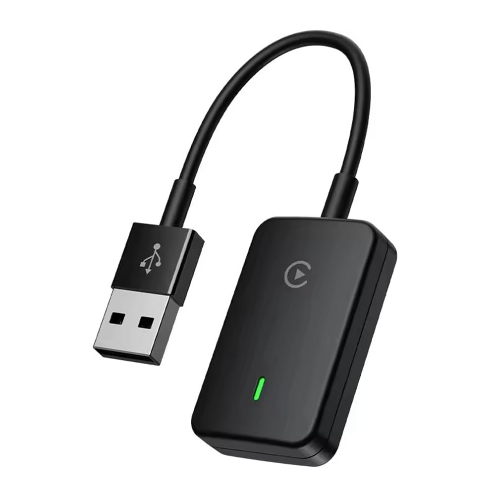 CarPlay inalámbrico sin cables molestos con este adaptador mini Plug & Play Jnchdghwa 8