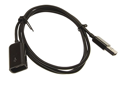 USBGear 3ft. Black USB 2.0 Hi-Speed A Male to A Female Extension Cable