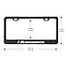 Sparkle-um 2pcs M Logo License Plate Aluminium Alloy Frame with Carbon Fiber Textured Glossy Finish Logo for BMW(M Performance)