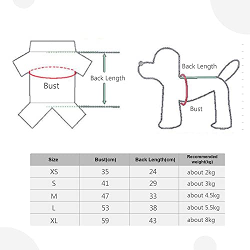 Daseey Roupas para cachorros com capuz para cachorros Roupas quentes para cachorros Projeto com cord