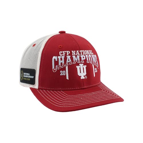Gorra Ajustable Indiana Hoosiers Campeones Nacionales 2025 miniatura 1