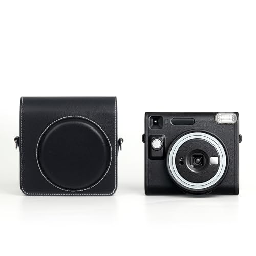 Rieibi PU Leather Case for Fujifilm Instax SQ40, Polaroid SQ40 Camera Case for Fujifilm Instax Square SQ40 Instant Camera - Image 4