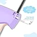 AKEEH Purple and Pink Handheld Stitch Gun for Clothes - Clothing Label Gun - Mini Sewing Kit - Includes 6 Needle,2000 Black Fasteners & 2000 White Fasteners on Pants Skirts Dresses and Sleeves